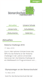 Mobile Screenshot of bismarckschule.de